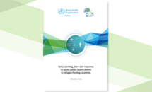 Cover of the Early warning, alert and response to acute public health events in refugee-hosting countries